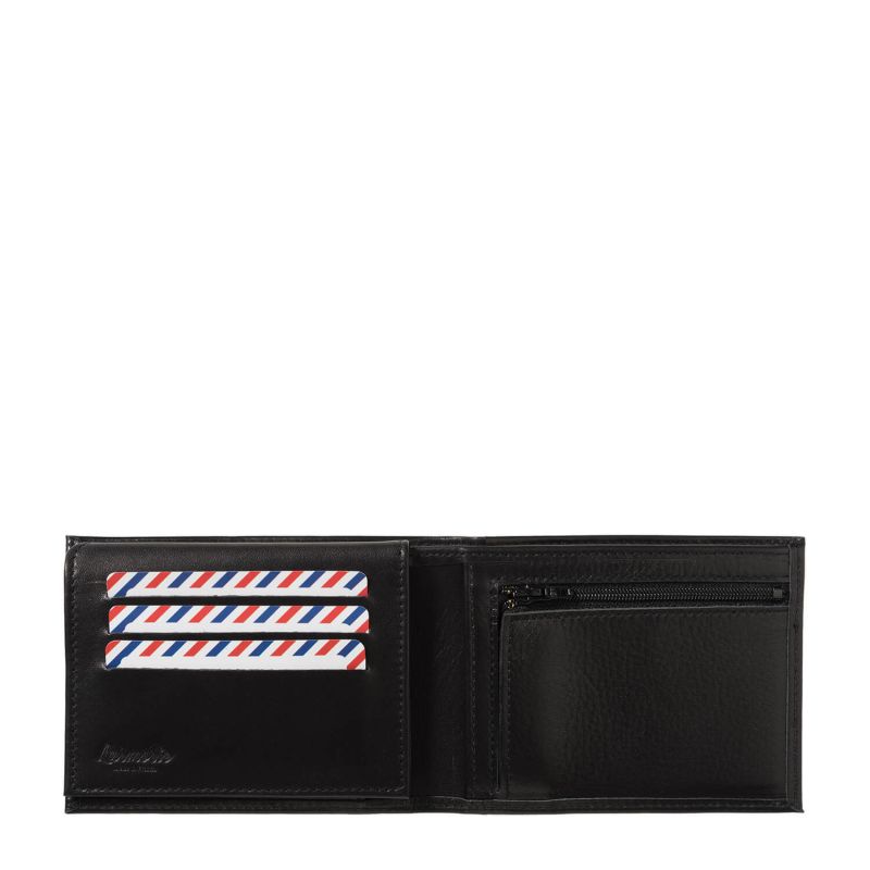 Portefeuille Italien Arthur en cuir lisse Terre Brunie