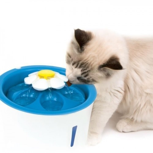 Fonte de água Catit em formato de flor para gatos