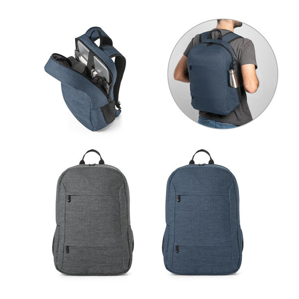 hi!dea 92098 - Sac à dos ordinateur en 100% rPET 300D