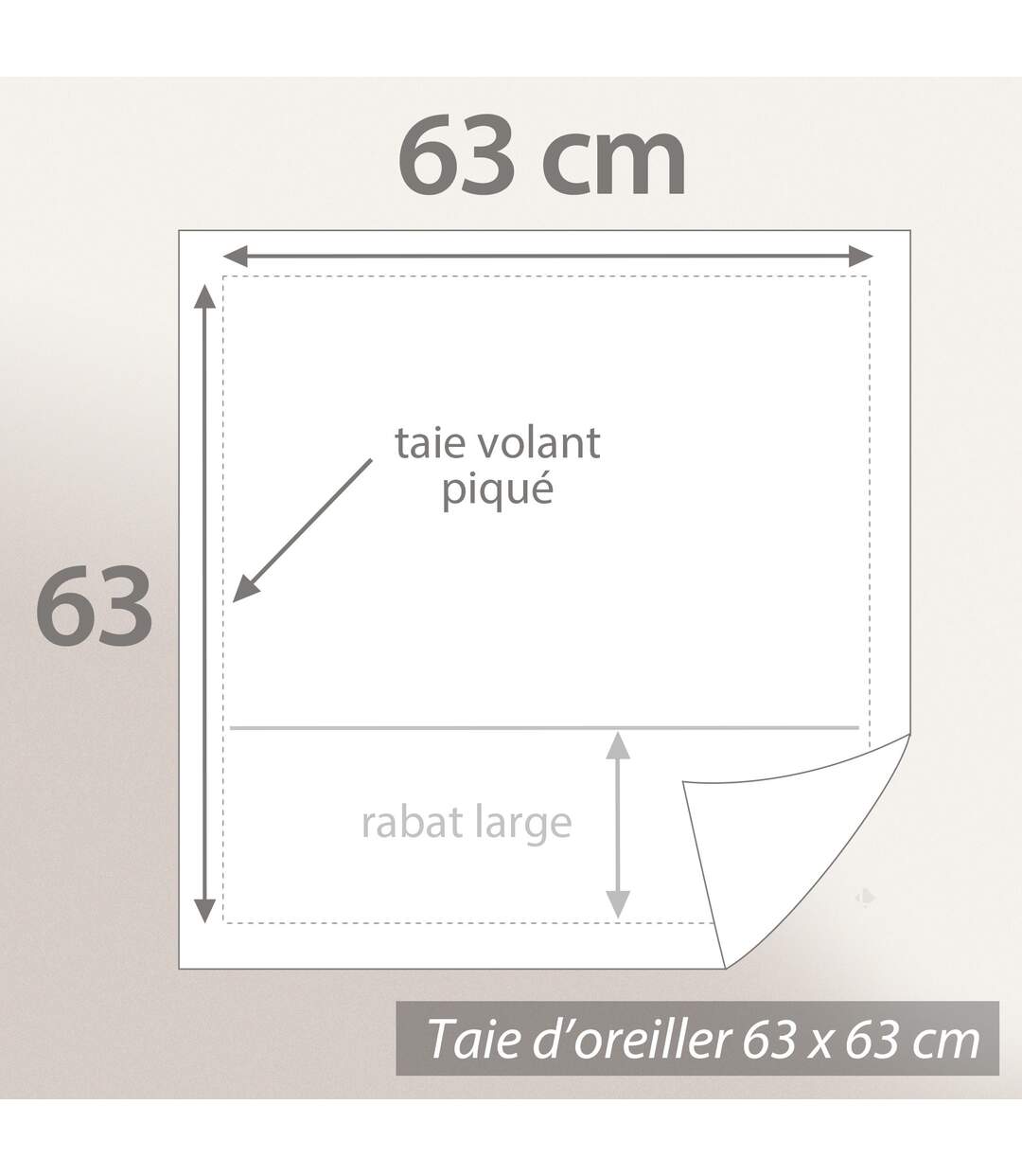 Parure de lit 240x220 cm percale de coton PAST Bleu Canard