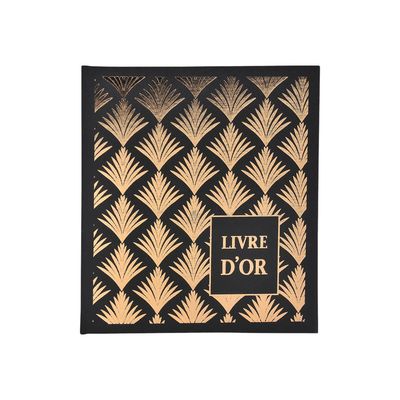 Exacompta Palmyre - Livre d'or 21 x 19 cm - 140 pages - noir
