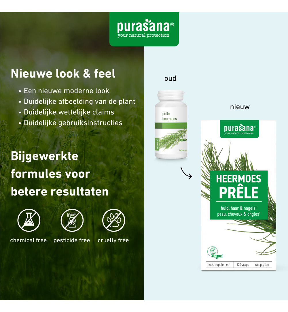 Purasana Heermoes/Prele Vegan Bio (120 vega capsules)
