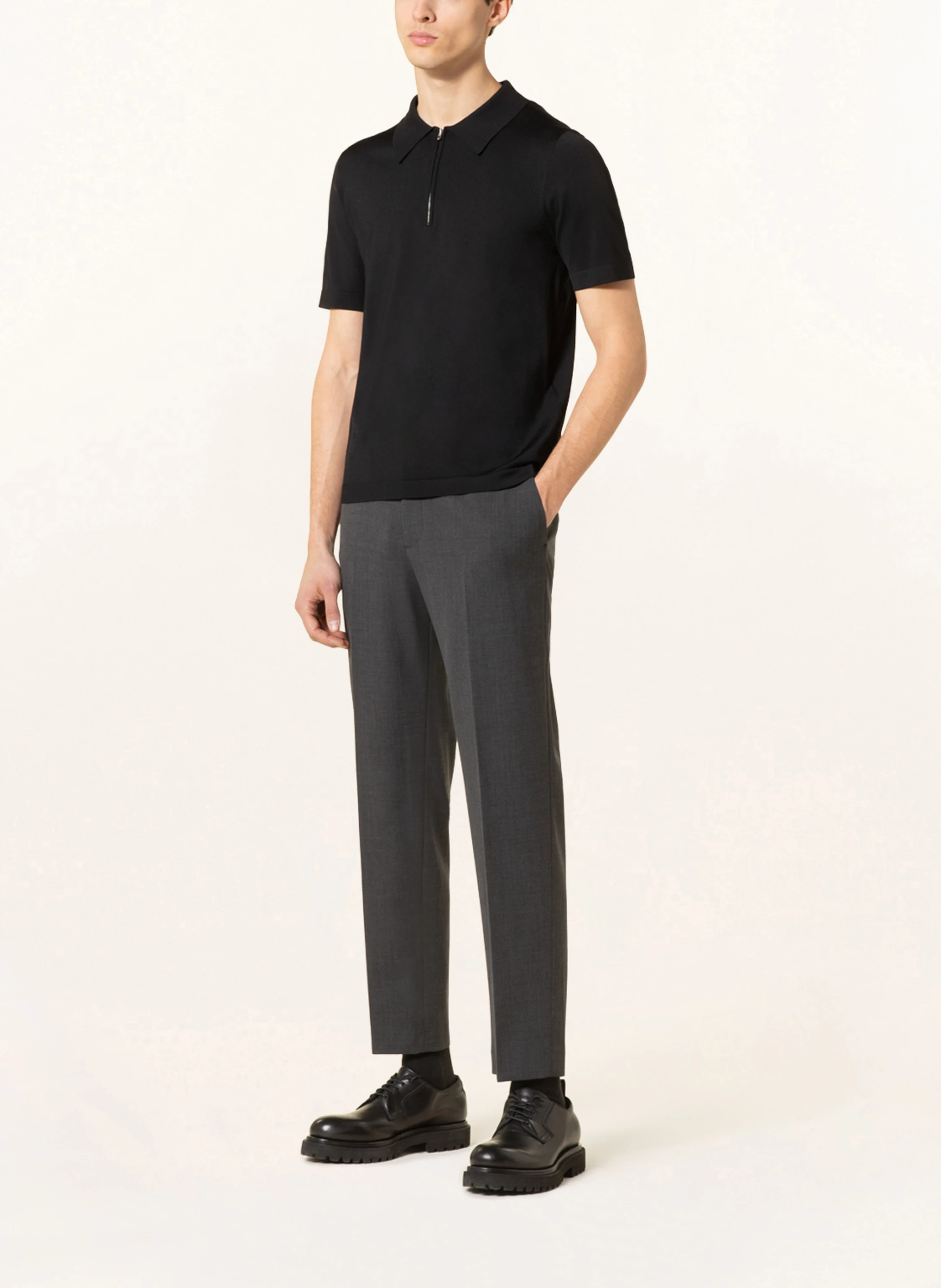 SANDRO Strick-Poloshirt