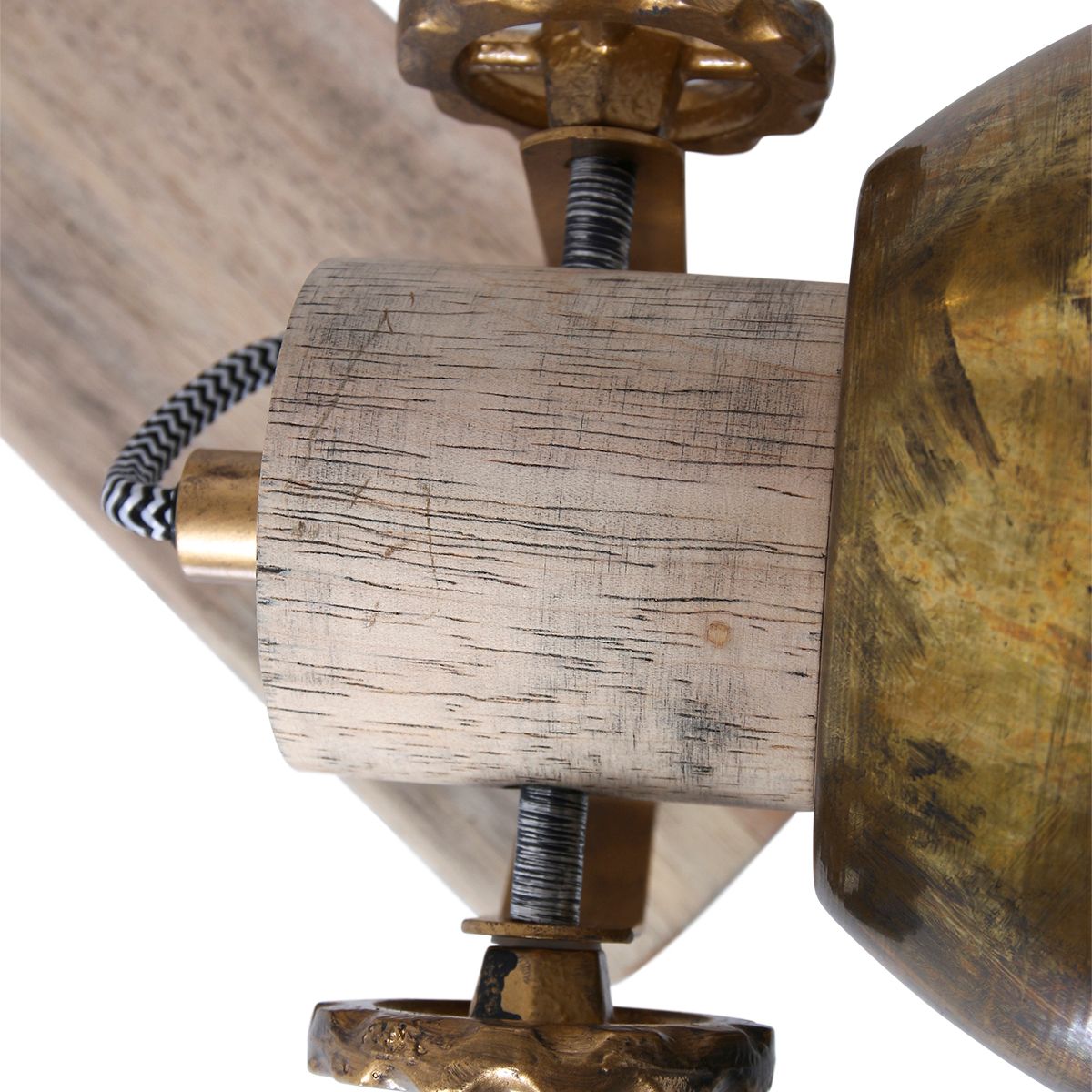 Plafondlamp 2133BR Gearwood Mexlite B51 x D9 cm