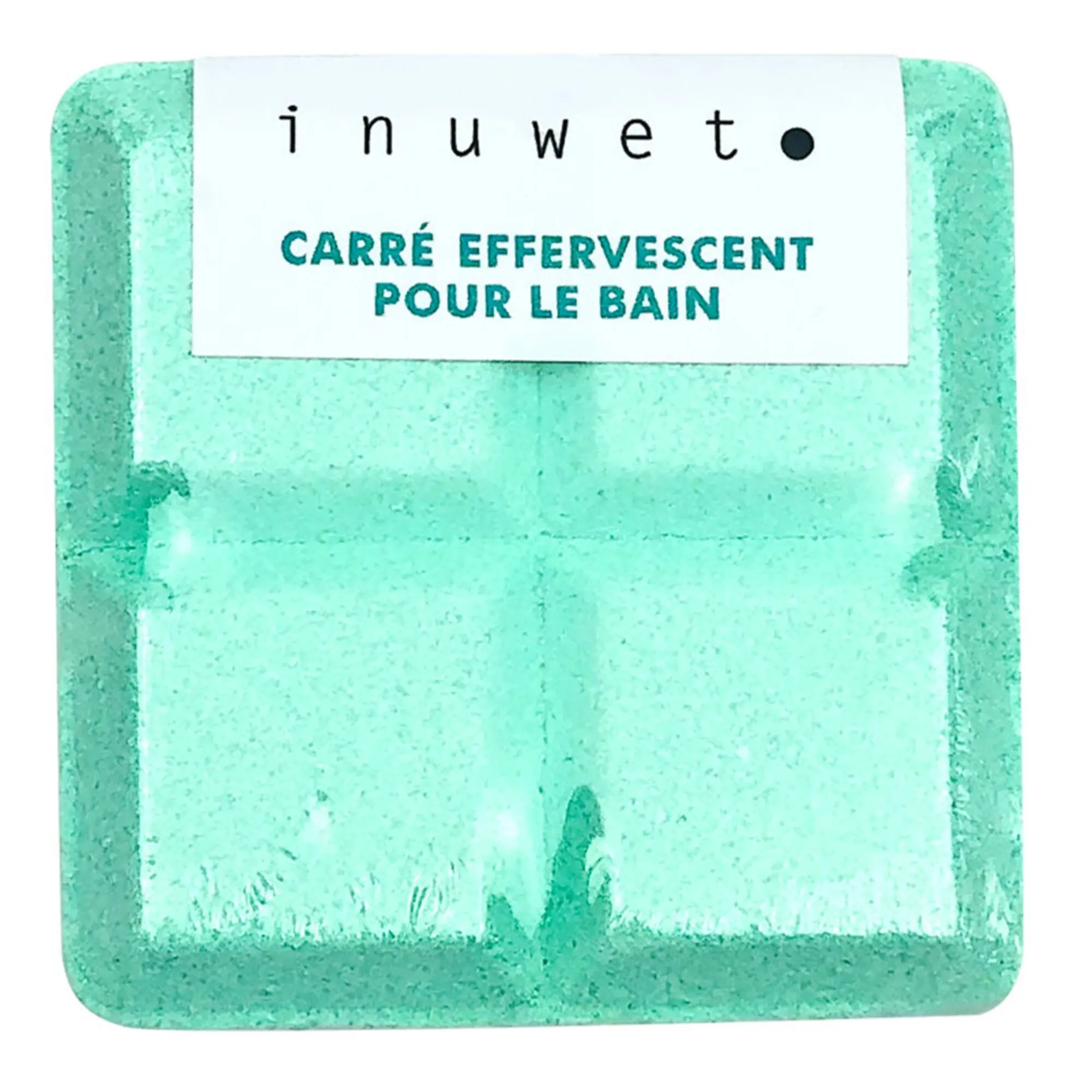 Inuwet - Carré Effervescent Bain Monoï- Sels, perles et cubes de bain