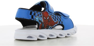 Marvel Spiderman Blinkende Sandaler, Cobalt Blue/Black