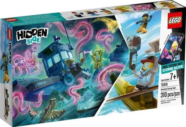 LEGO Hidden Side 70419 Nødstedt rejebåd