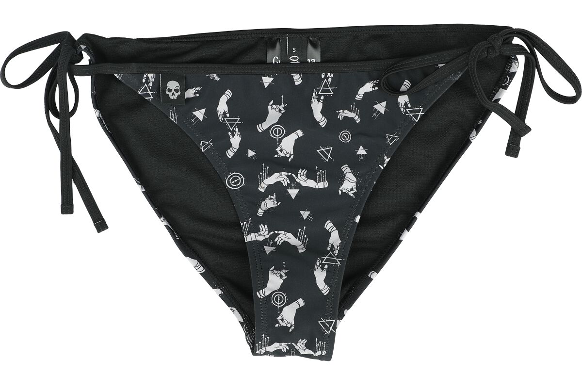 Bas de Bikini avec Symboles Mystiques | Gothicana by EMP Bas de bikini