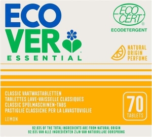 Ecover Essential Tabs für Spülmaschinen, 1.4 kg