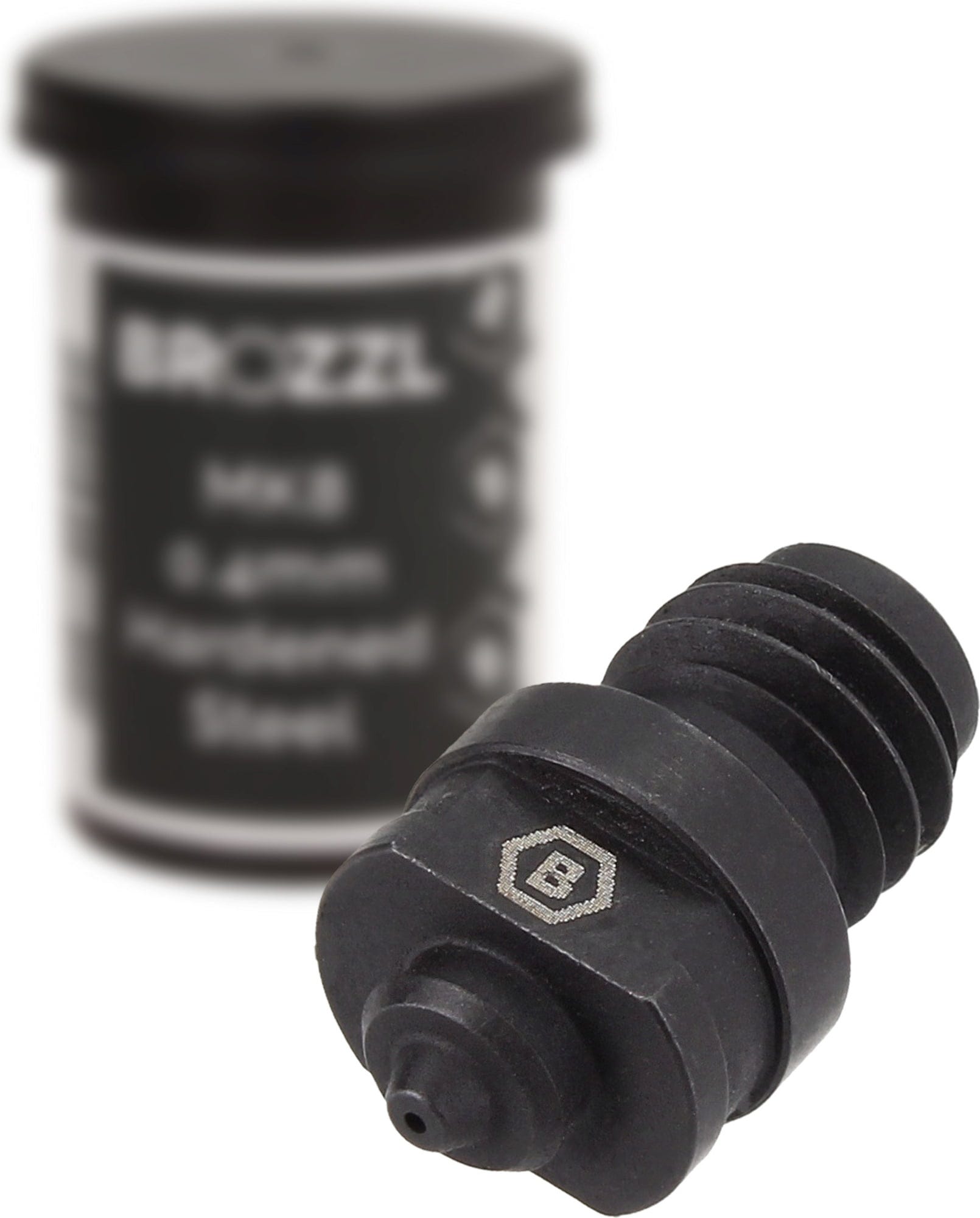BROZZL  Düse Stahl gehärtet für Zortrax Plus Serie, 0,4 mm    Hochfeste gehärtete Stahldüse für die Zortrax Plus-Serie inkl. Düsenkappe