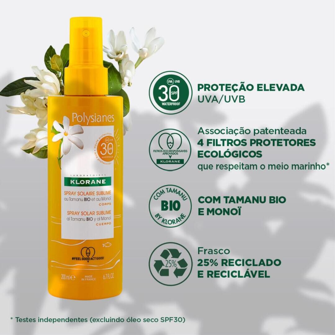 Protetor Solar Spray Sublimador FPS30 - 200ml