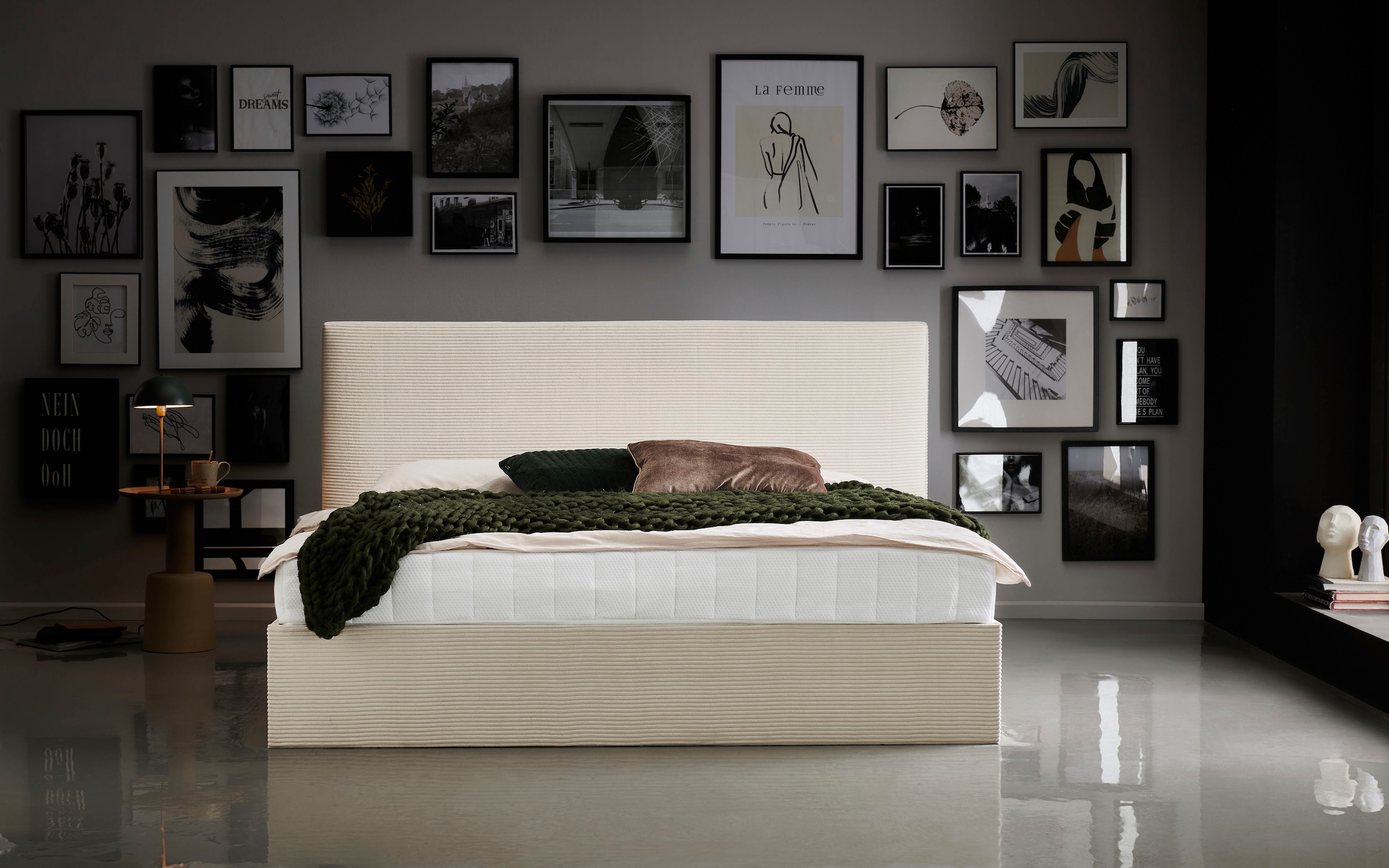 ATLANTIC home collection Bettgestell »Melody« mit Bettkasten und Lattenrost
