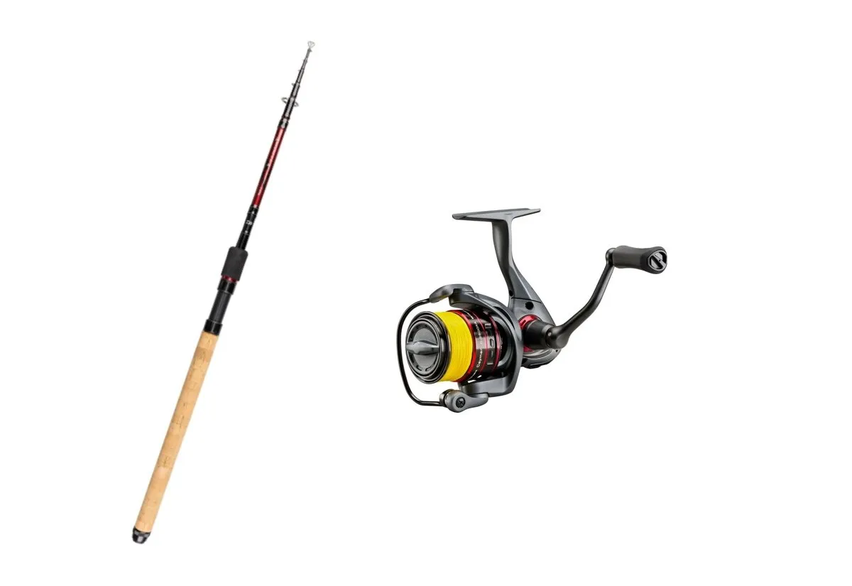 Daiwa Ninja X Tele 8' 5-20g/Okuma Ceymar C2000a