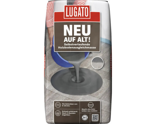 Lugato egalisatiemiddel NIEUW op OUD! Voor houten vloeren 20 kg
