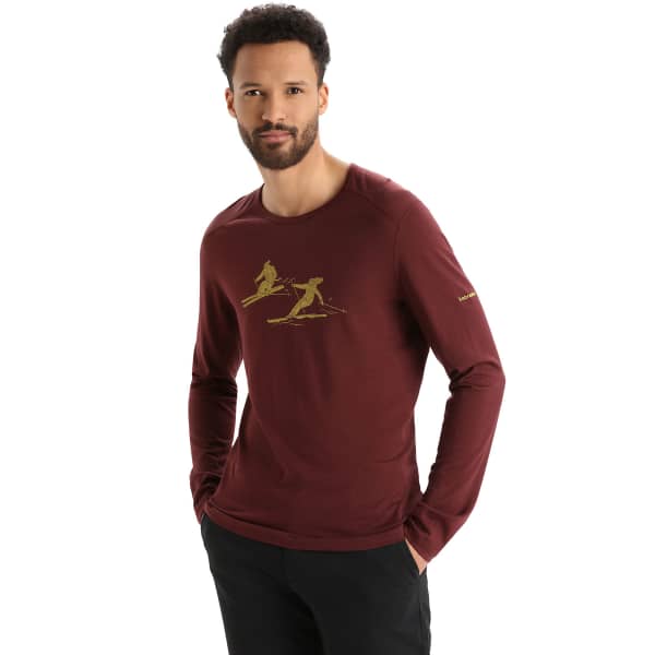 T-shirt thermique ICEBREAKER 200 OASIS LS CREWE LAST M ESPRESSO