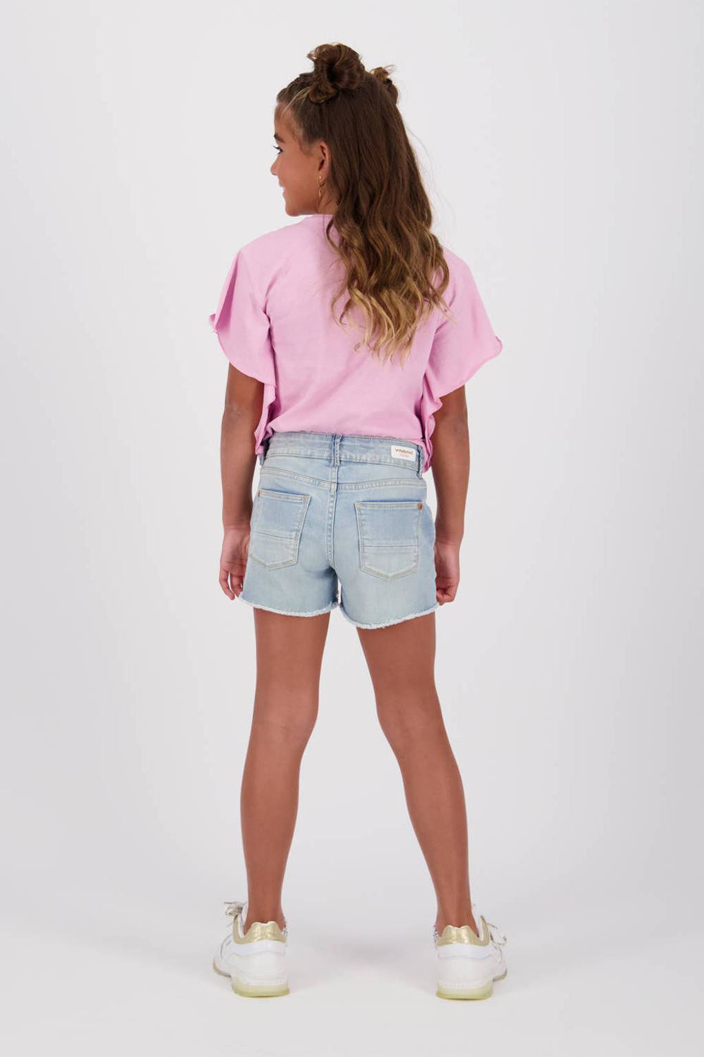 Vingino T-shirt Hailie met printopdruk roze