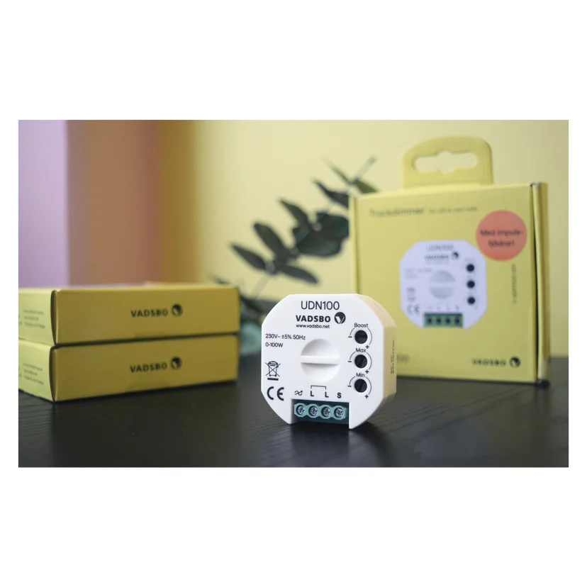 LED-trykkdimmer 0-100 W