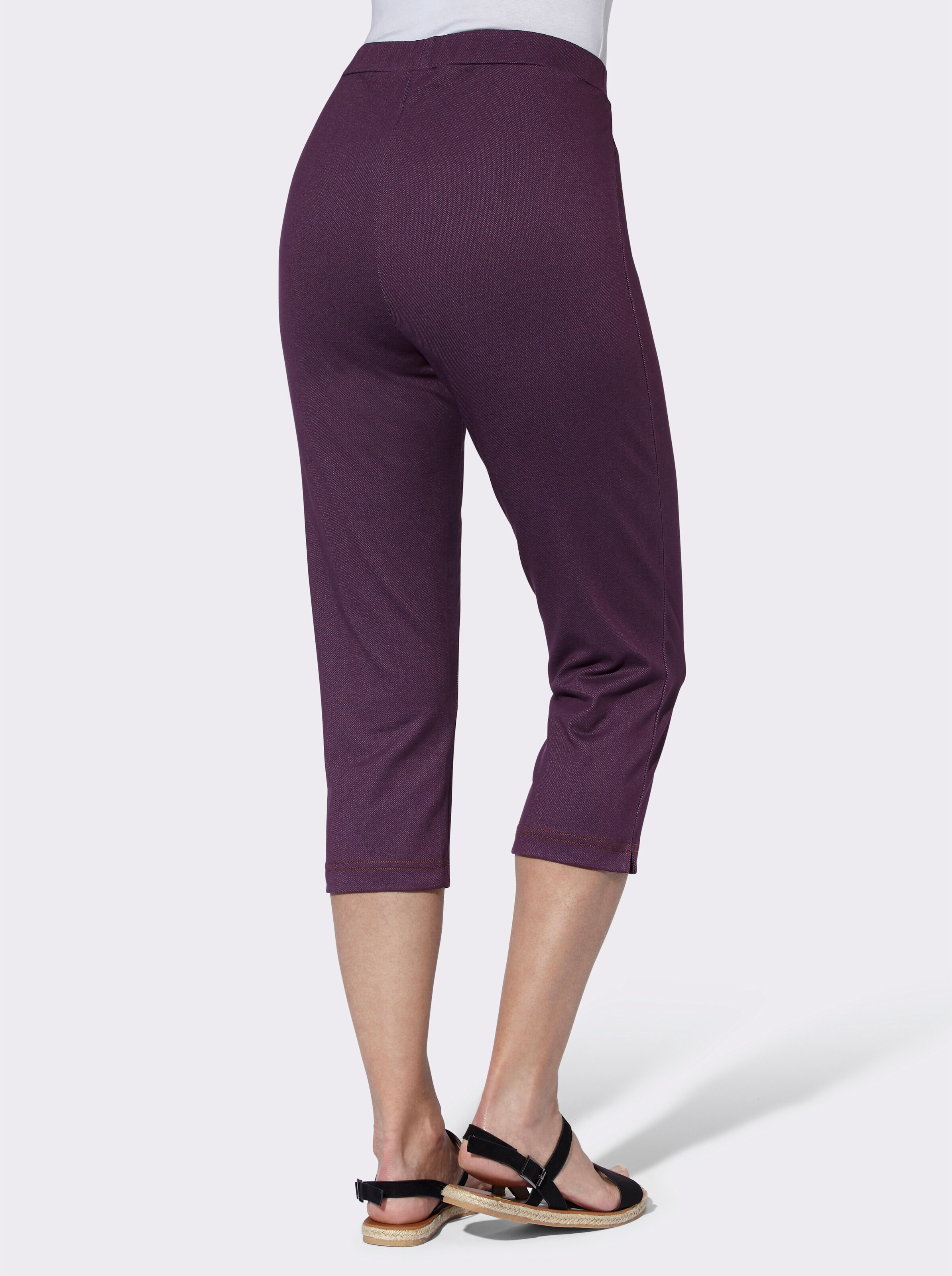 Caprihose in Jeans-Optik