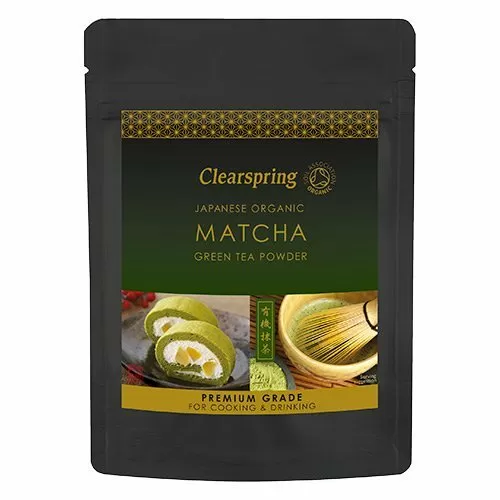 Clearspring Matcha grøn te pulver Ø - 40 gram
