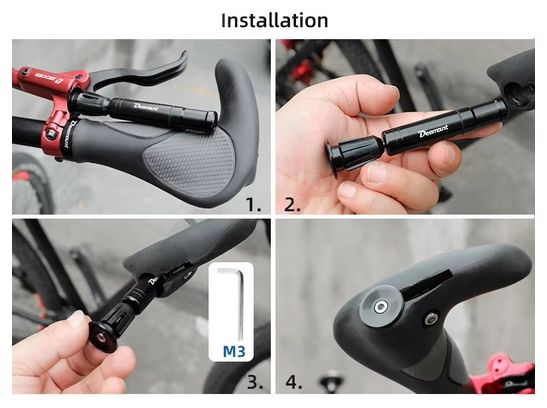 Kit de Réparation Tubeless pour Vélo - Compact et Portable  Inclus Bouchons de Barres