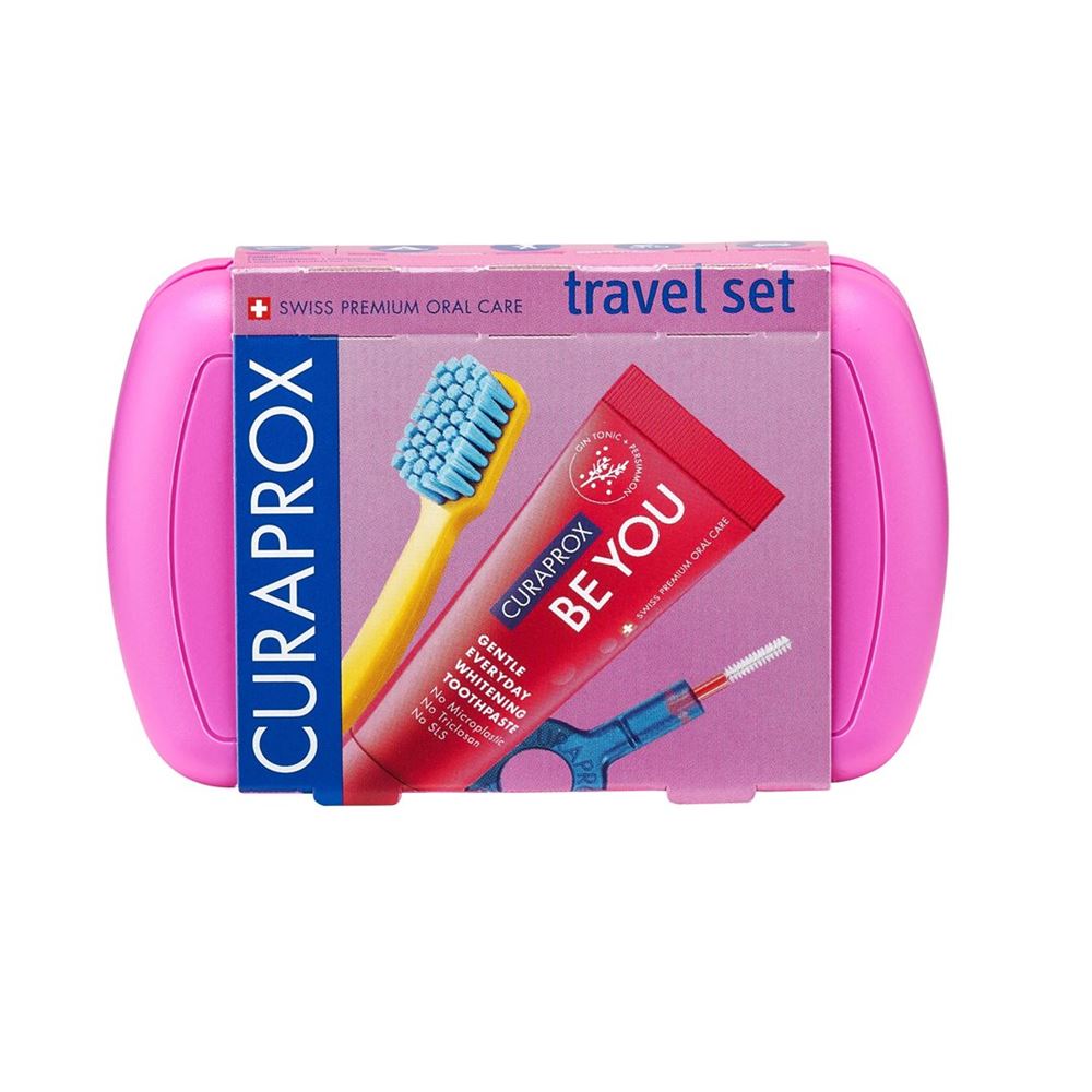 CURAPROX Travel Set rosa 1 Stk