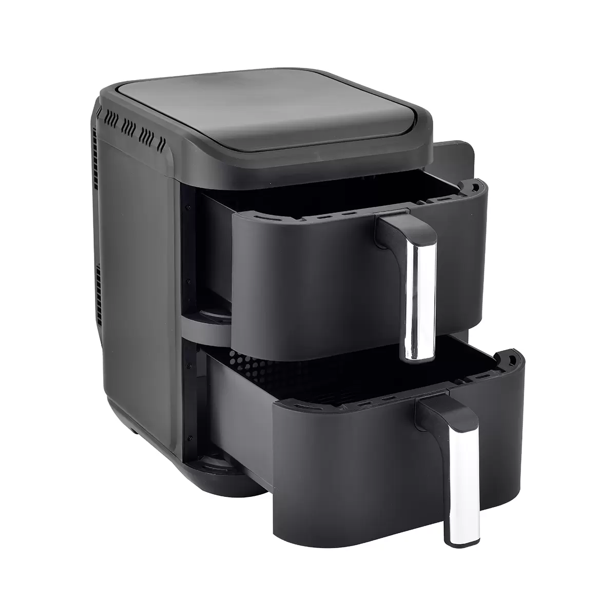 Heissluftfritteuse Double Schwarz