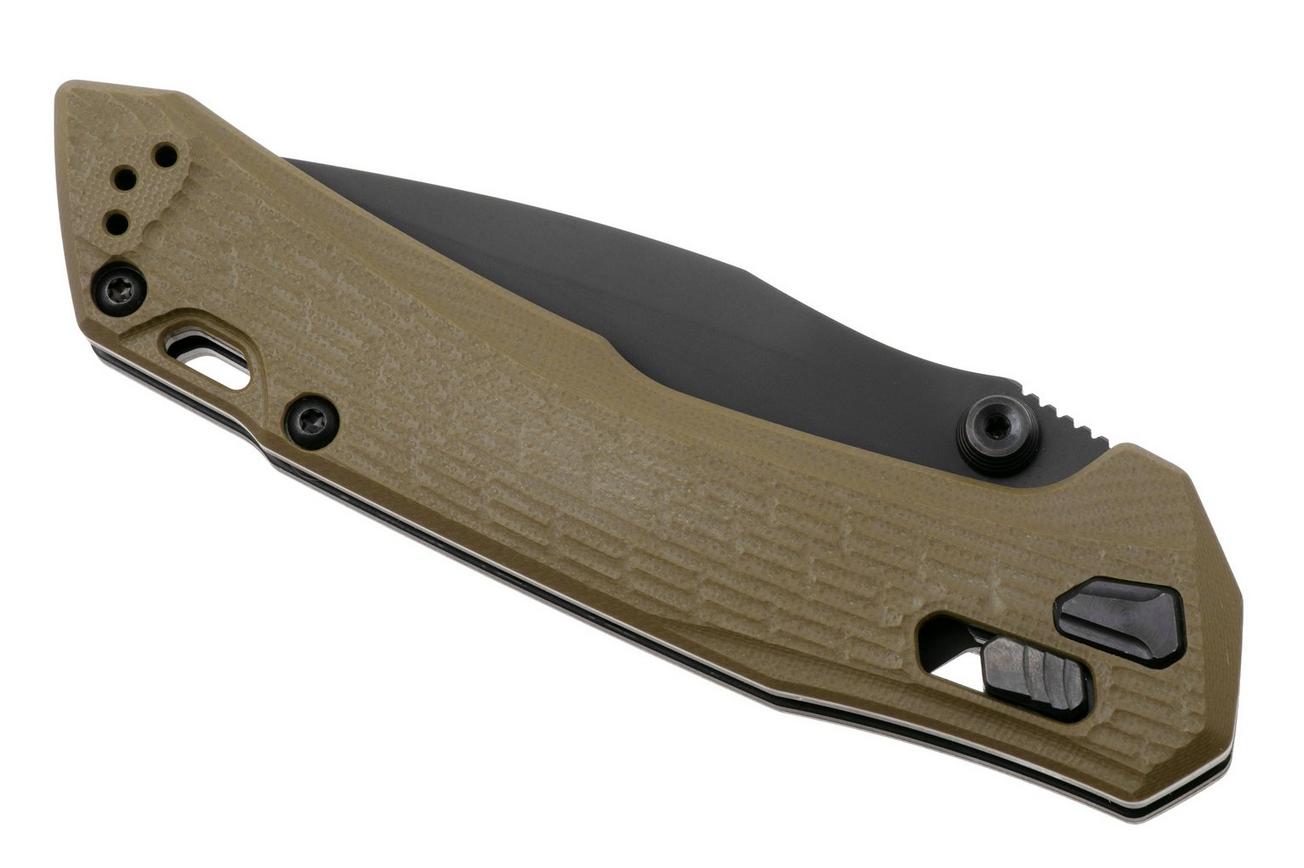 Zero Tolerance 0203, Black Cerakote CPM M4, OD-Green G10 zakmes, ZT Originals design