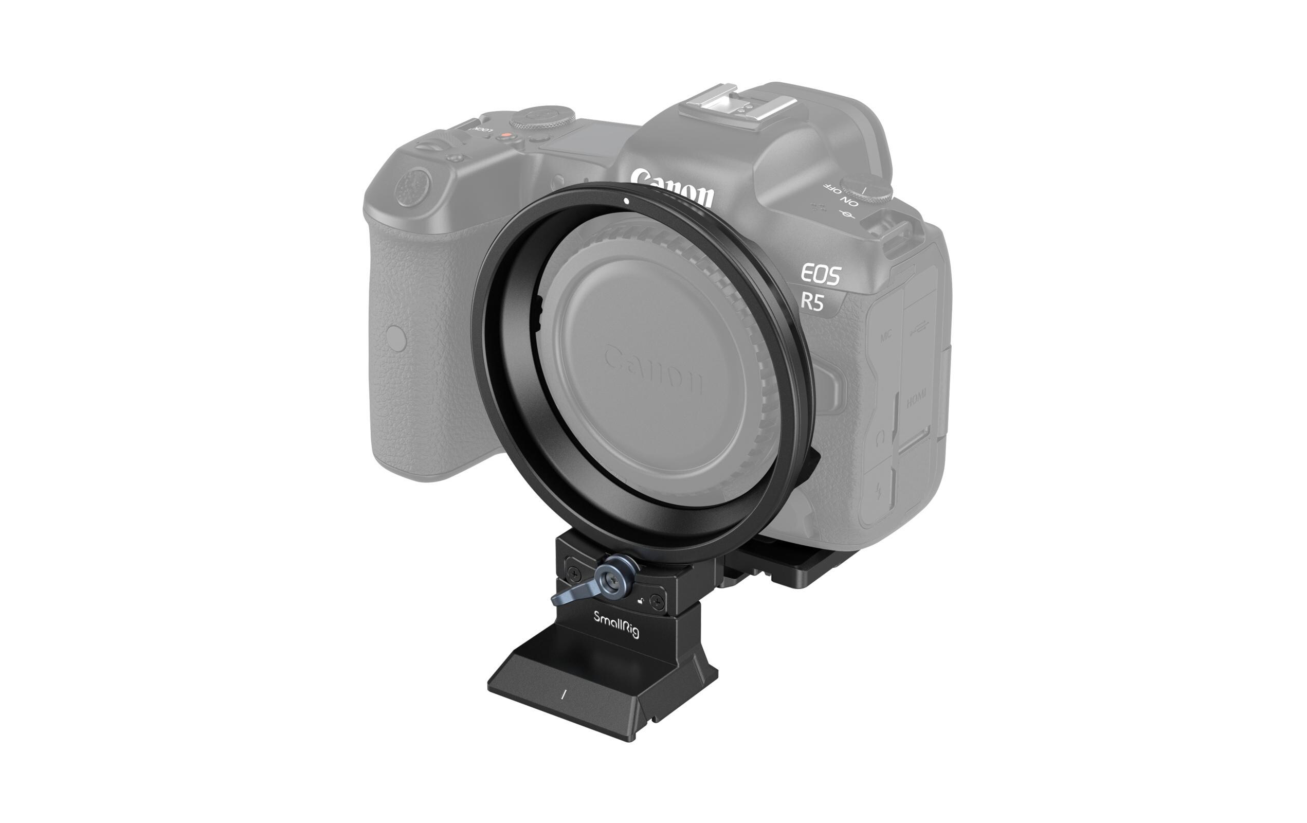 Montageplatte Canon EOS R Series Kit DrehbarDrehbare Montageplatte für schnellen Wechsel zwischen horizontalem und vertikalem Modus