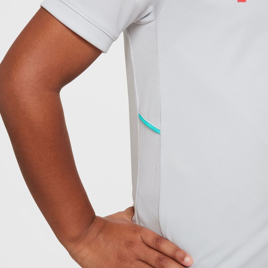 Nike T-shirt d'Entraînement Dri-FIT Academy 25 Erling Haaland Personal Edition - Blanc/Turquoise Enfant