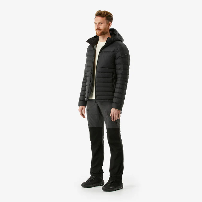 Decathlon Forclaz - Jaqueta Forclaz masculina para montanhismo e mochilão, acolchoada e com capuz - MT500 - -10°C
