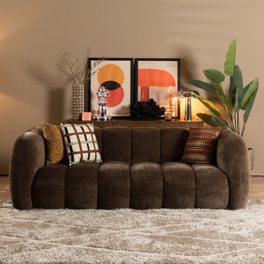Bronx71 3-zitsbank Luca chenille mocha
