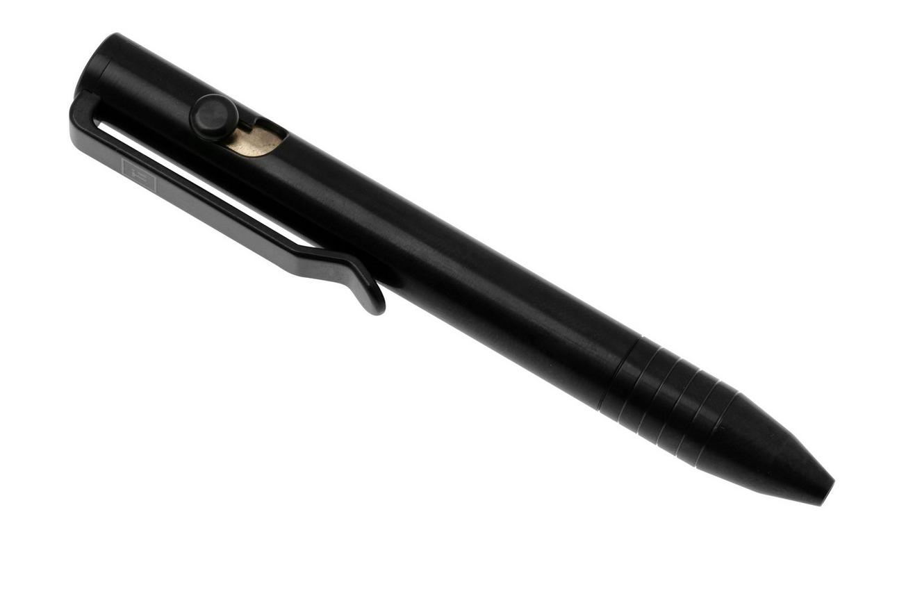 Big Idea Design Mini Bolt Action Pen MBA-DLC Black DLC Titanium, everyday carry pen