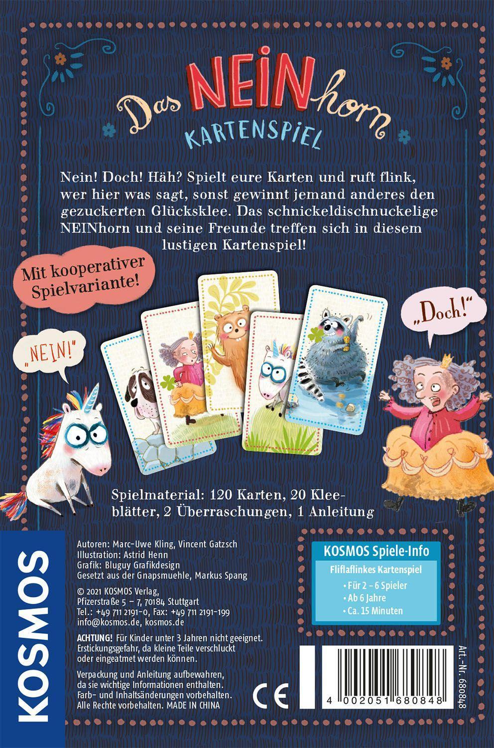 Kartenspiel: Das NEINhorn