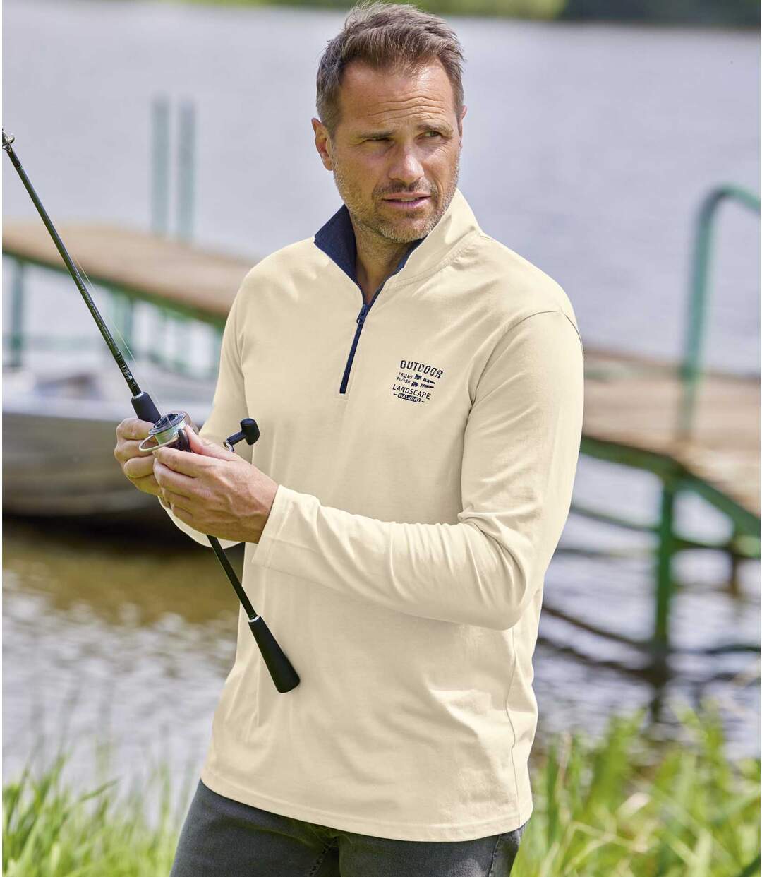 Lot de 2 Sous-Pulls Zippés Outdoor