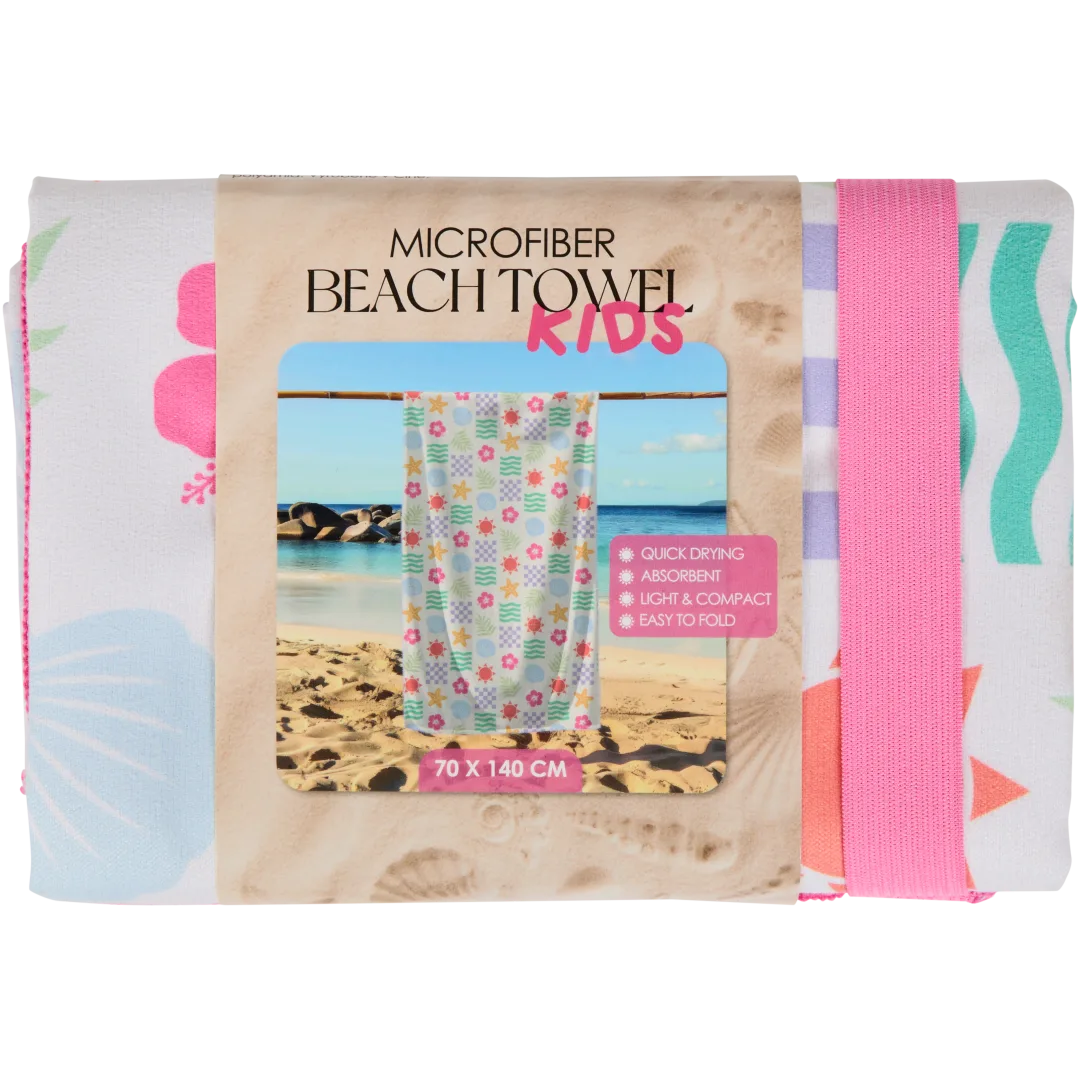 Serviette de plage en microfibre