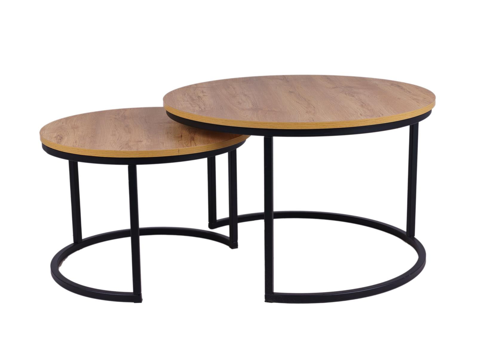 Ronde salontafel set Kiev XL 75 cm