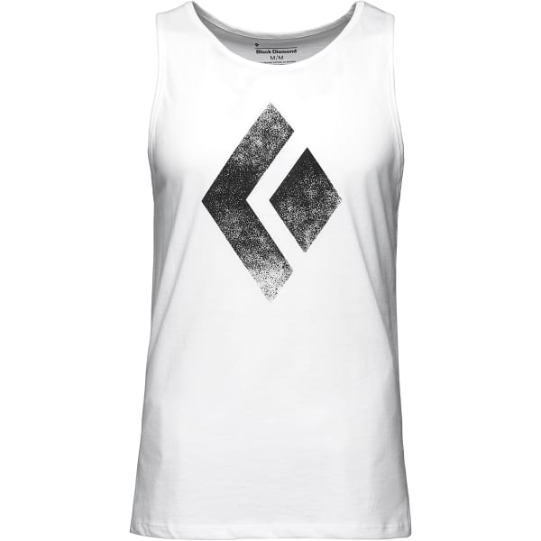 Débardeur escalade BLACK DIAMOND M SS CHALKED UP TANK WHITE