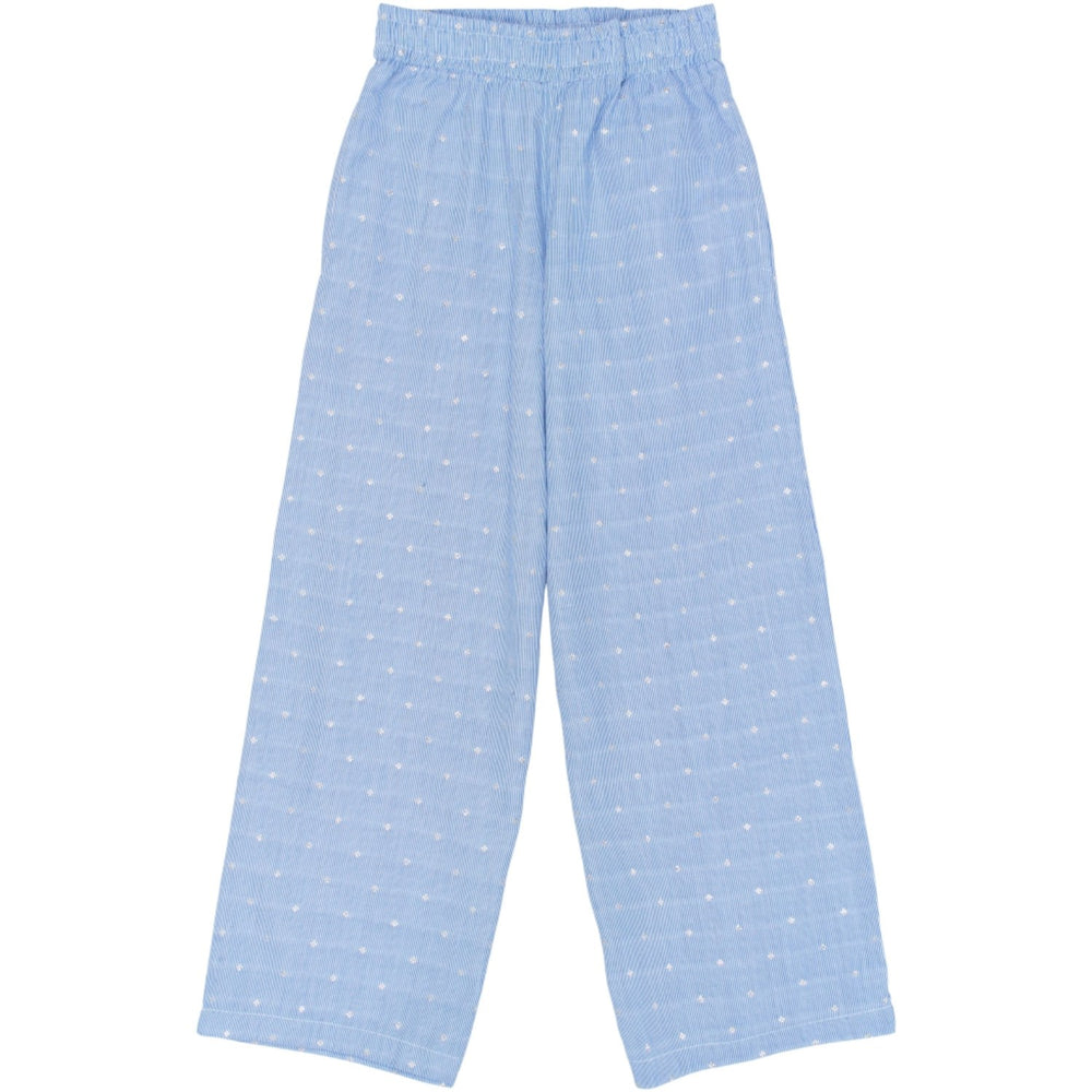 Køb The New Forever Blue Striped Tntheresa Wide Bukser