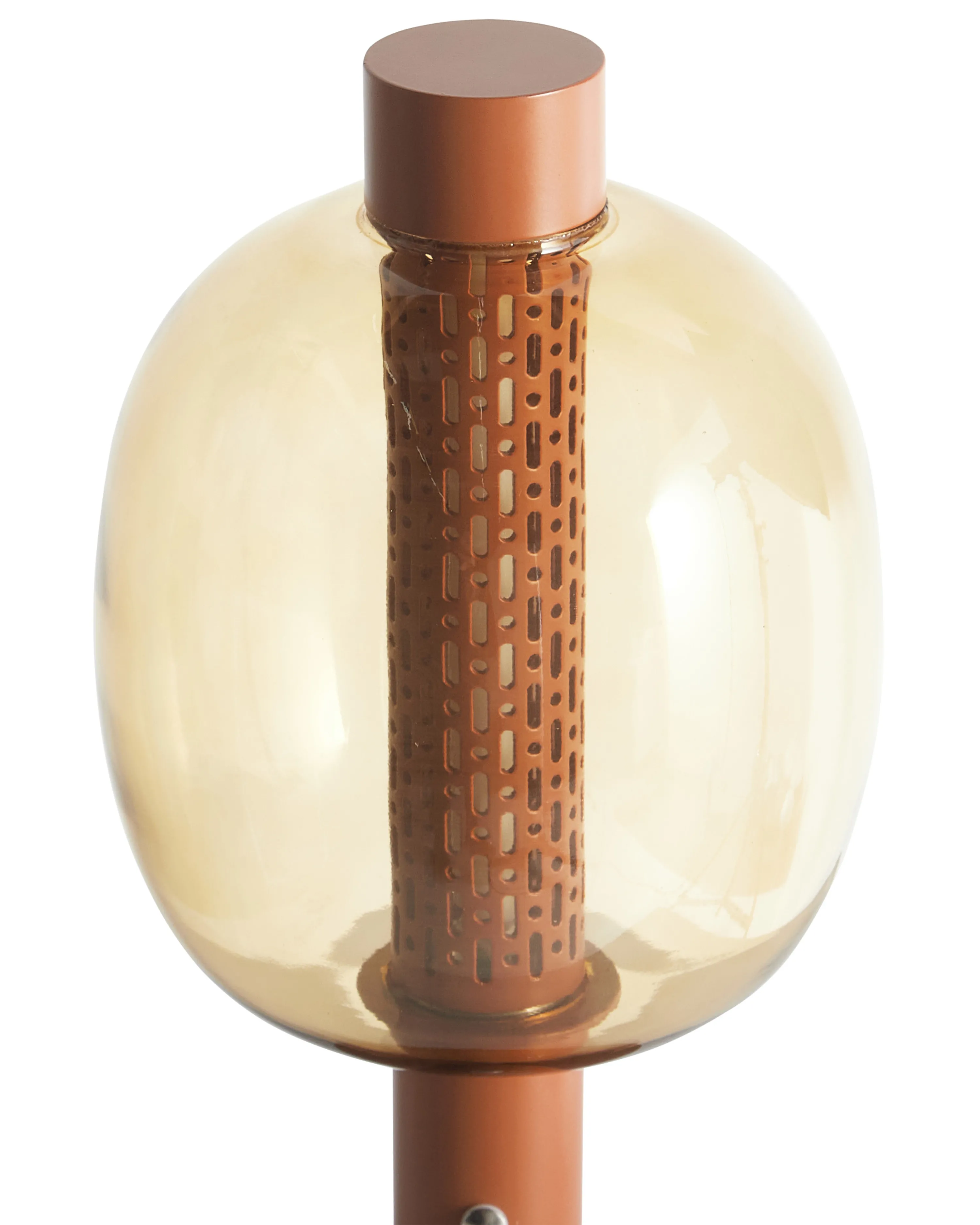 LED draadloze tafellamp PULANGI met dimmer Metaal Bruin