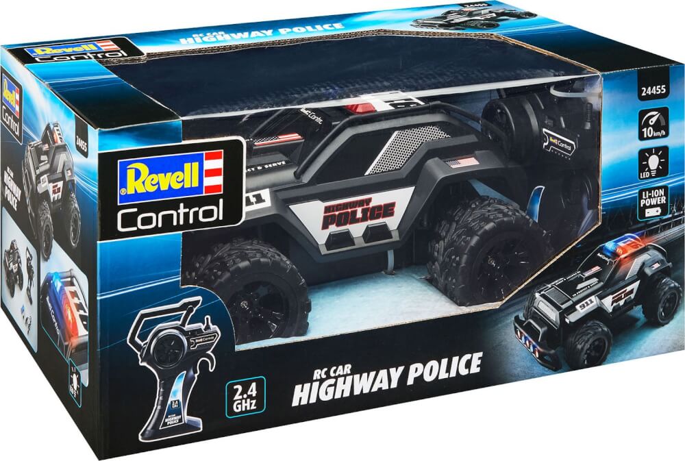 RC Car Highway Police, Revell Control Ferngesteuertes Polizeiauto
