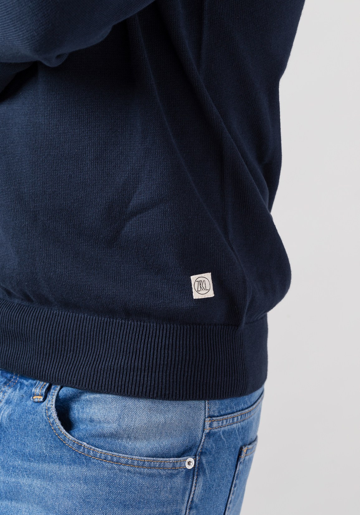 WE ARE ZRCL Herren-Strickpullover Josef Swiss Edition Blue