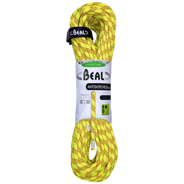 Corde alpinisme BEAL ANTIDOTE 10.2MM x 60M YELLOW