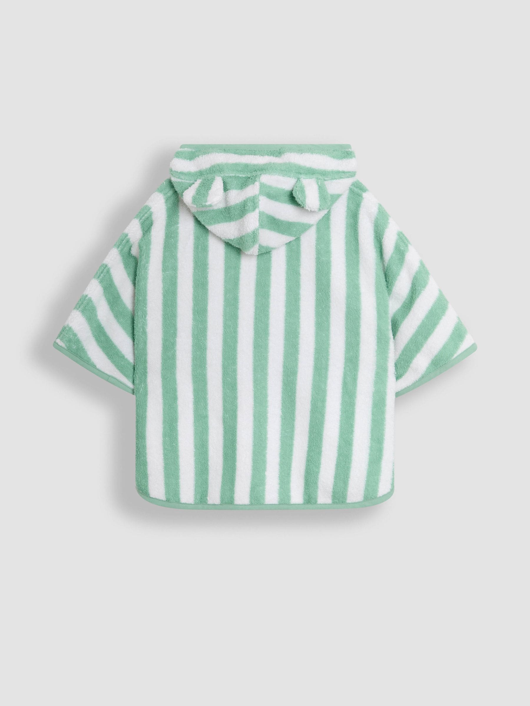 JoJo Maman Bébé 100% Cotton Stripe Towelling Poncho