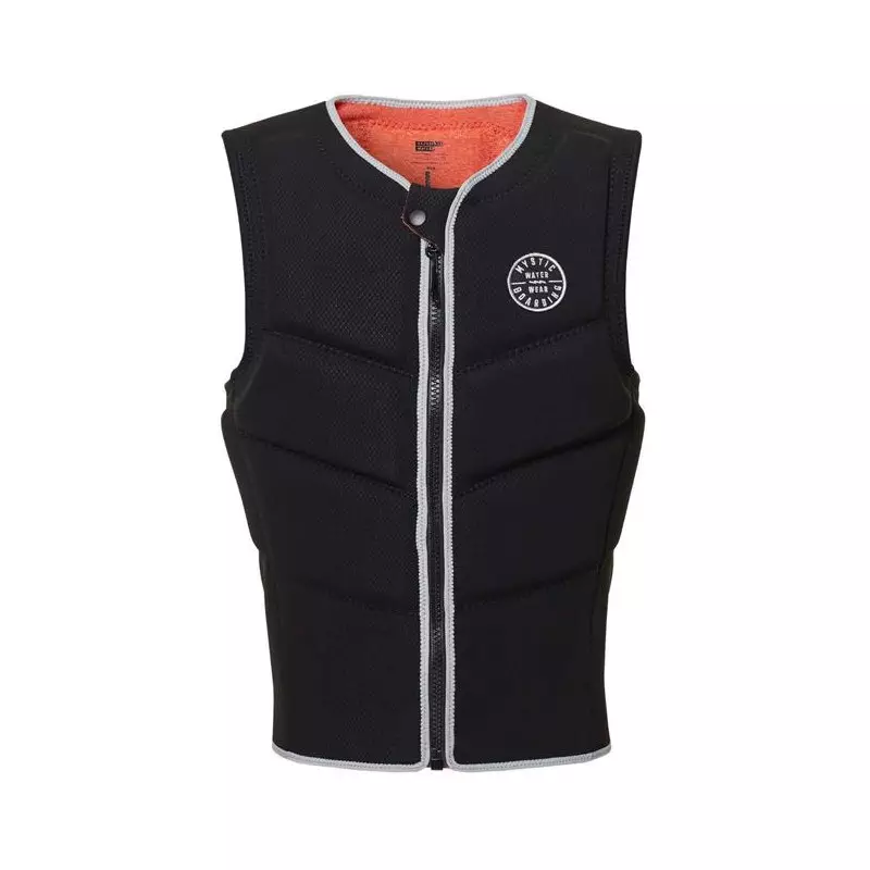 Gilet impact kitesurf/windsurf MYSTIC Foil Front Zip Black