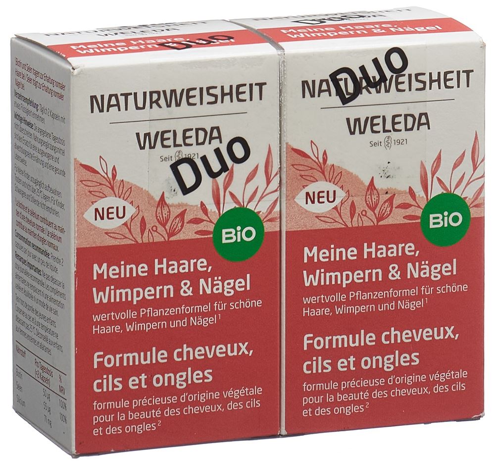 Weleda NATURWEISHEIT Meine Haare Wimpern & Nägel Kaps Ds 46 Stk