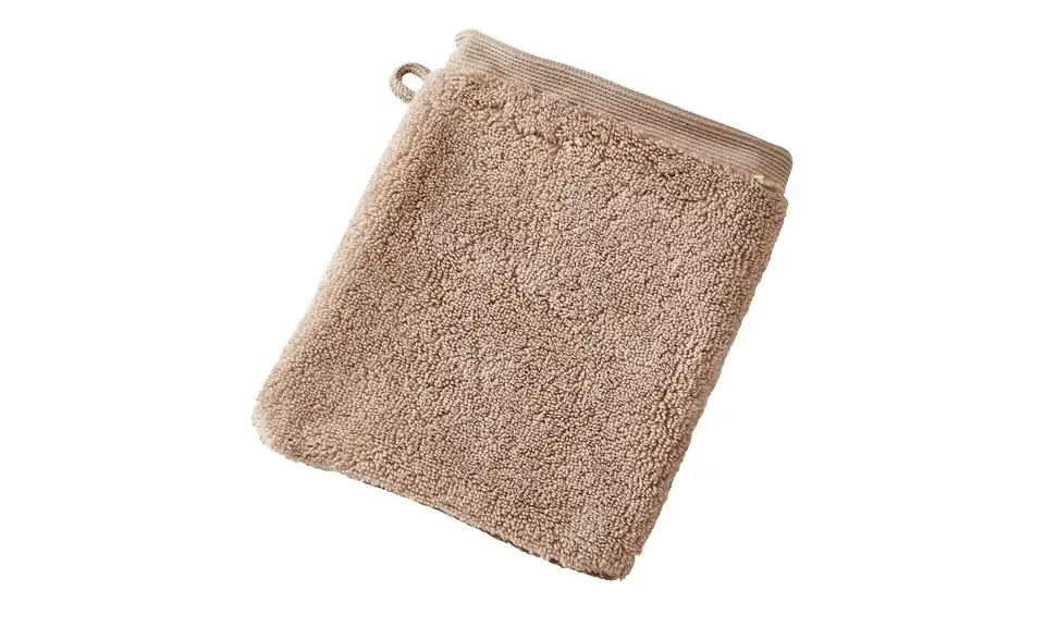 como Waschhandschuh  Hellbraun 16x21 cm
