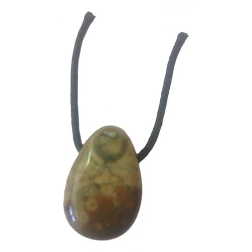 Pendentif percé en rhyolite