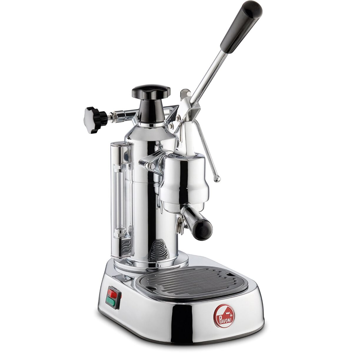 Europiccola Lusso Espressomaskin, 0,8 liter, Rustfritt stål med svart håndtak LPLELQ01EU