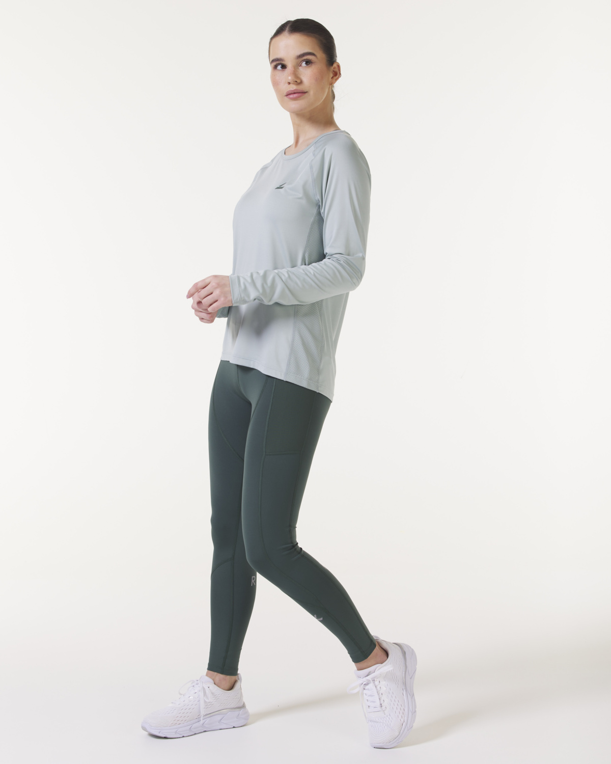 LEVITY Radical Run Tights Greengrey