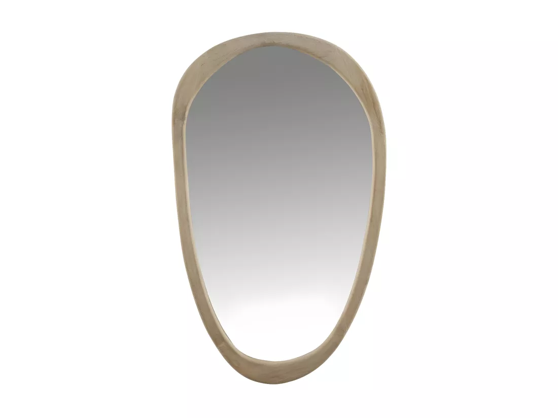 Miroir mural manguier massif clair Liray L 83cm